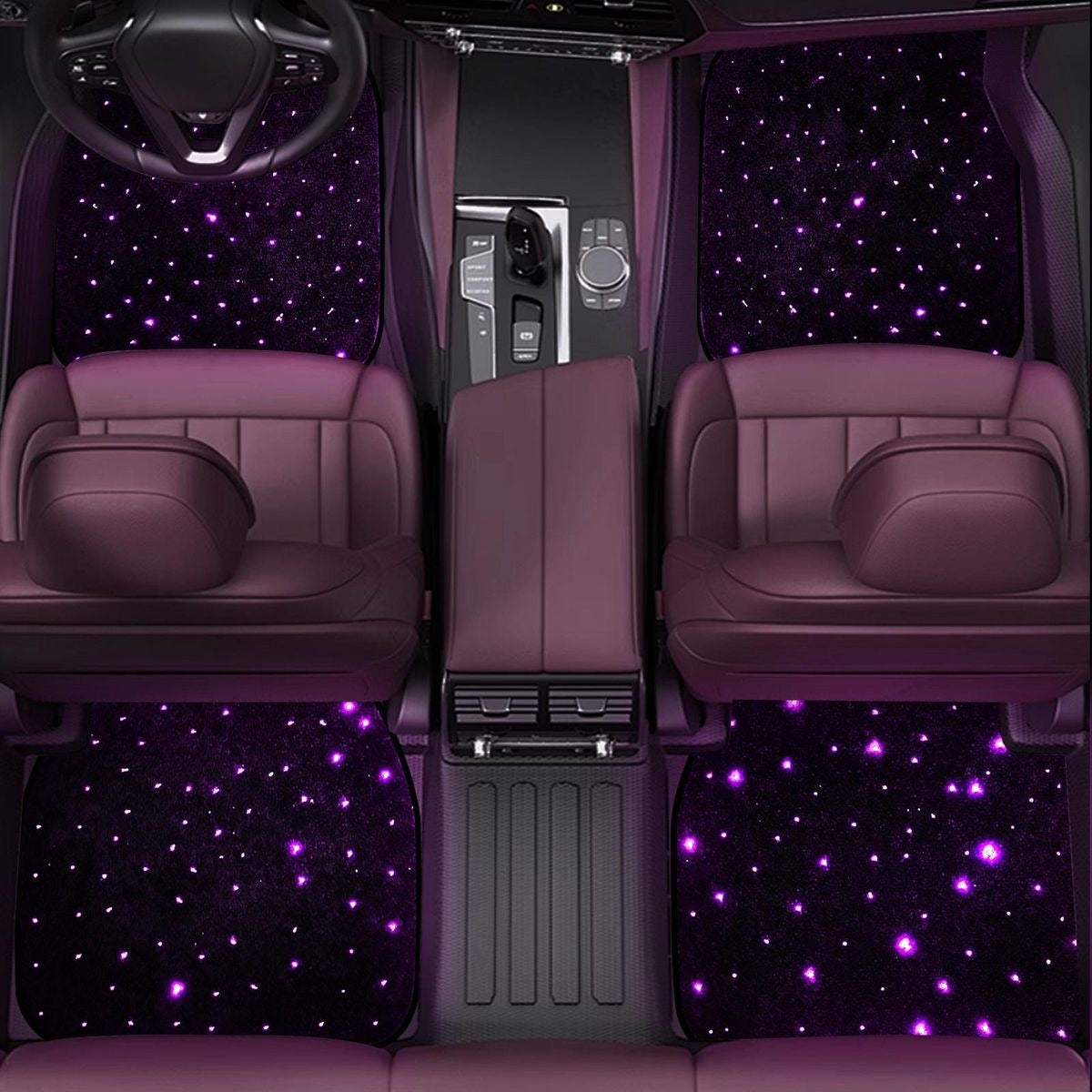 LED Star Light Car Mats