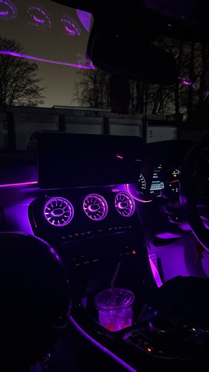 LED Ambient Light Air Vent Turbine