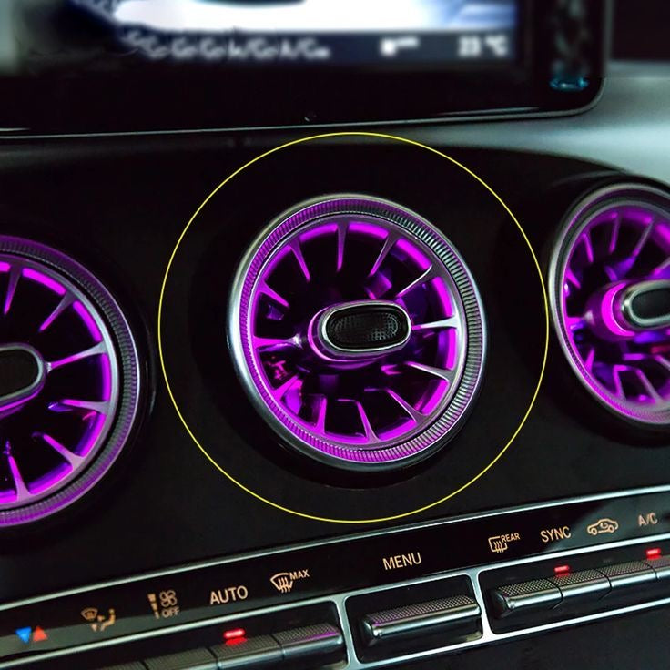 LED Ambient Light Air Vent Turbine