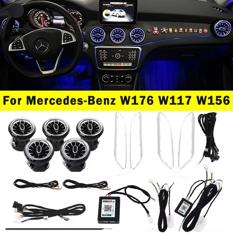 LED Ambient Light Air Vent Turbine